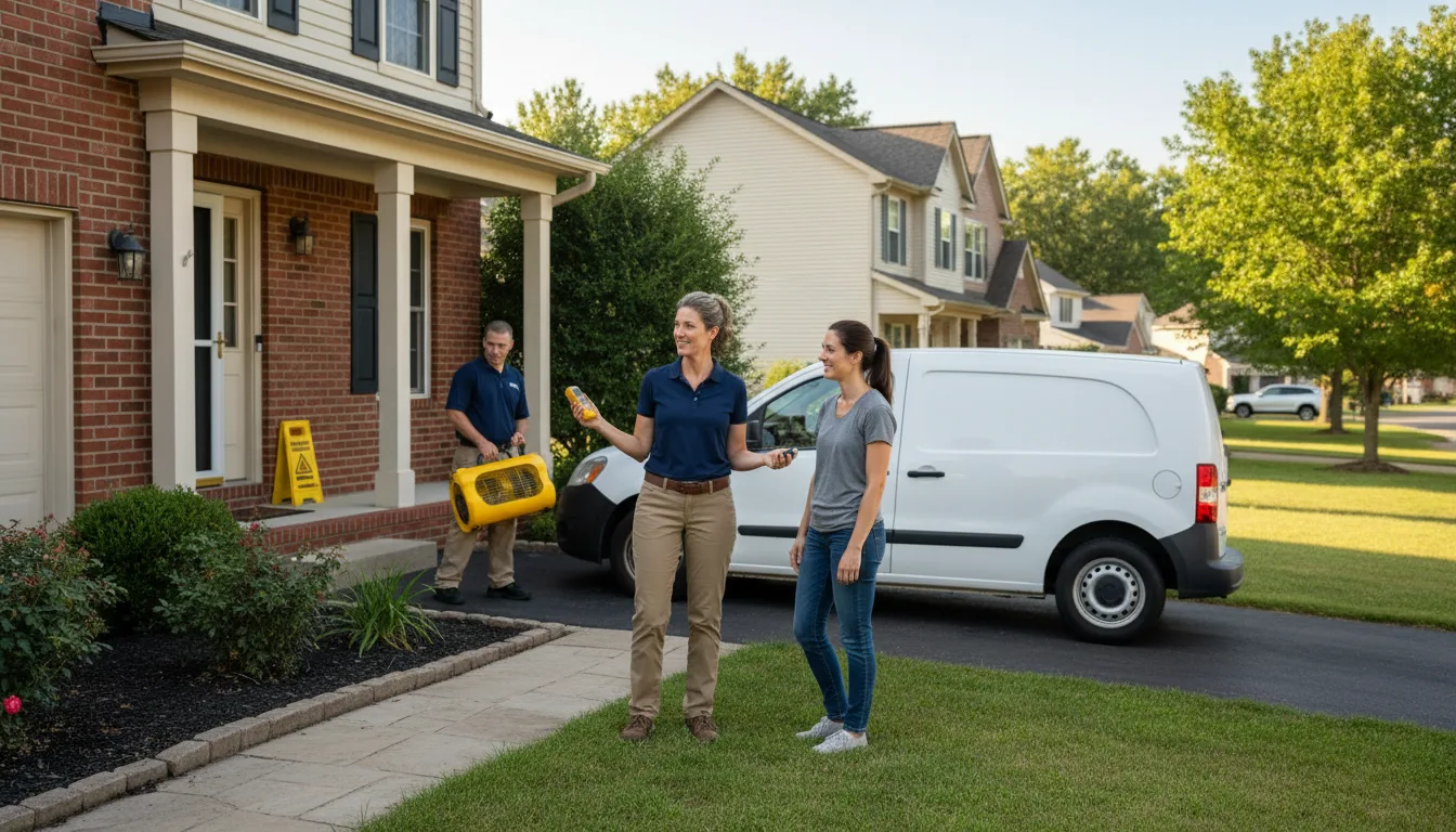 Water restoration image for Flood Water Cleanup, Removal And Restoration Services in Van Buren, OH